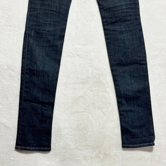 True Religion Jeans Skinny Straight Dark Wash Blue Denim Women's 25 - Picture 14 of 16